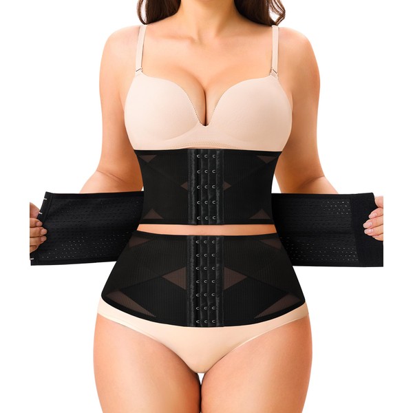 Nebility Postpartum Belly Wrap Waist Cincher C Section Belly Band