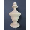 Large Wood Urn Style Finial. Oak Maple Cherry Mahogany 6