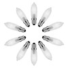 MUSUNIA MUSUNIA E10 LED,0.2W Ersatz 1W Riffelkerze, 13*45mm,Warmwei? 2300K,20LM, AC