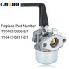 696065 Carburetor Compatible for Briggs & Stratton 697422 110402 110412