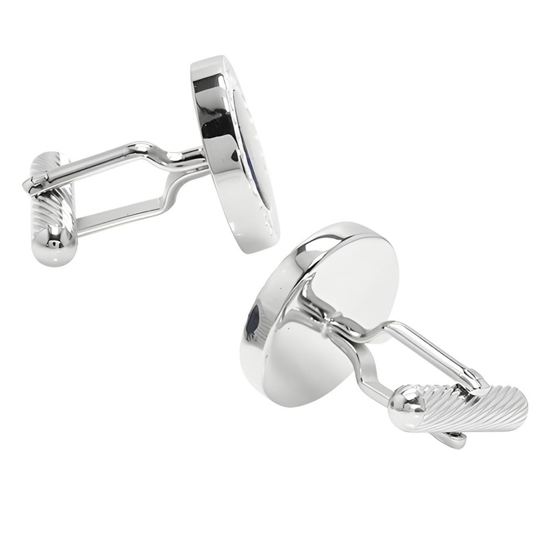 DAKS Ducks Round Lapis Lazuli Stone Cufflinks Cufflinks Cufflinks dc10121
