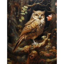 Bbtcxjs 5D Masonry and Stone Painting (owl)