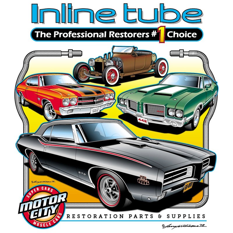 Inline Tube Compatible with Rear Backing Plate RT/RT Pair