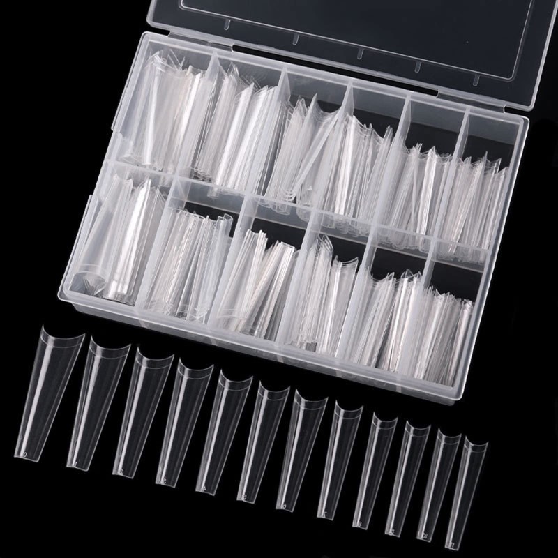 480 Pieces Extra Long XXL False Nails Tips, Extra Long
