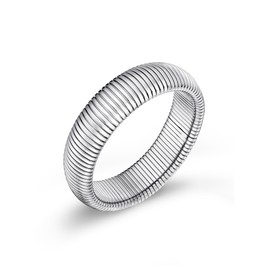 Stretch bracelet for Girlfriend Womens Bangle 20mm Stainless Steel Chunky Bracelets