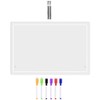 Operitacx 1 Set White Board Dry Erase Table memo Writing