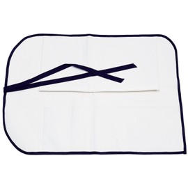 Yoshihiro Cotton Knife Pouch/bag Japanese Sushi Chef Knife Accessories (6 slots, White)