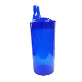FabaCare Sippy Cup with Two Lids, Sippy Cup, Cup for Seniors, Easy To Clean Special Seal, Blue
