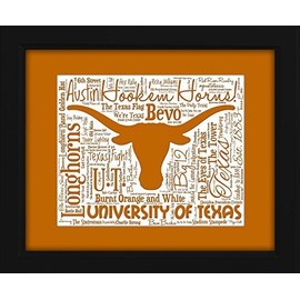University of Texas Longhorns 16x20 Beautifully Framed Canvas Art Piece