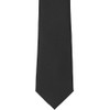 tiemart Matte Finish Tie, 3" Width (Black)