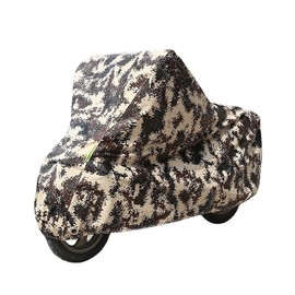 Motorcycle Cover, Zebra Pattern, Waterproof, UV Protection, Anti-Theft, UV Protection, Moped, Scooter, Big Scooter, American, Large, 4.9 fl oz (125 cc, 250 cc, 400cc), Thick Cover, Windproof, Rain