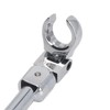 9Pcs Replaceable Wrench Set Flexible Head 180° Rotating Torsion Wrench