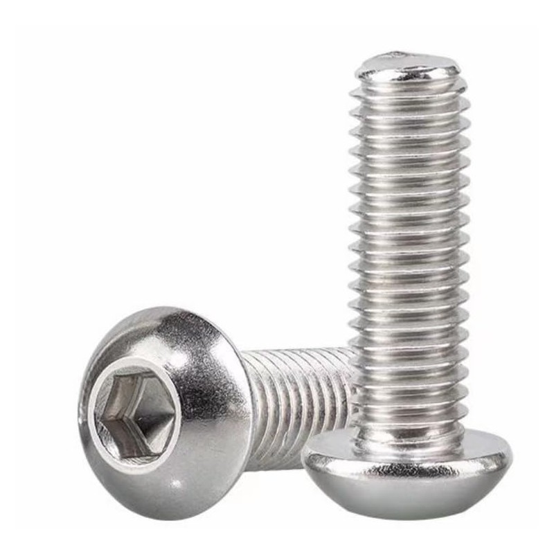 10-24 x 1-1/4" Button Head Socket Cap Bolts Screws, Stainless