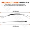 VoltRidge 307318001 Throttle Cable Compatible with Ryobi String Trimmer RY253SS,