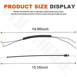 VoltRidge 307318001 Throttle Cable Compatible with Ryobi String Trimmer RY253SS, RY251PH, RY252CS