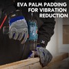 Vgo... 1 Pair of High Mechanical Work Gloves, for Heavy