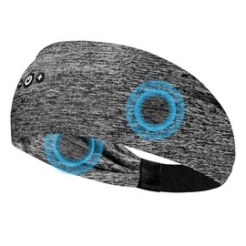 BULYPAZY Sleeping Headphones, Bluetooth Headband Headphones - Gray