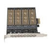 SATA NGFF to PCIe Adapter 4 Disk Position 10Gbps AHCI