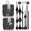 2 Pieces 12888 Clock Movement for Wall Clock Mechanism Replacement,