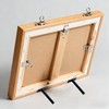 2Pcs Metal Picture Stands with Easel Back for Picture Frame