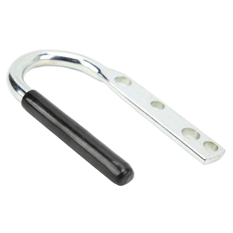 Trailer Coupler Lift Handle Galvanized Steel Rubber Tongue Handle for