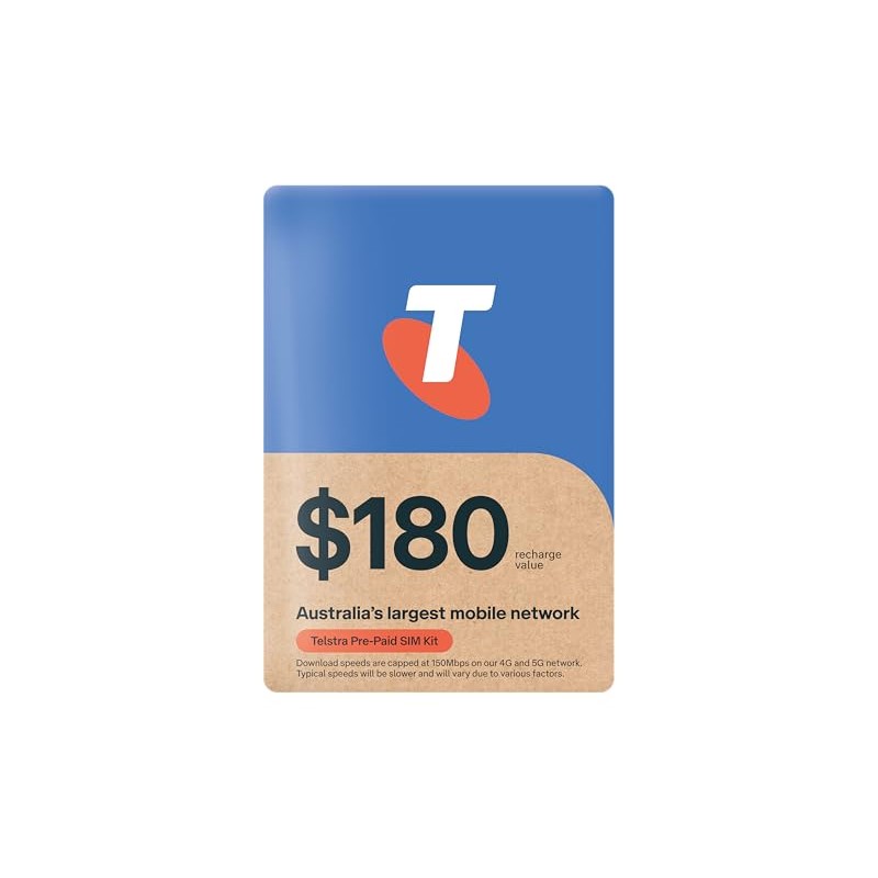 TELSTRA PREPAID $180 SIM KIT