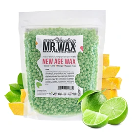 Mr. Wax New Age Waxing Lime Wax Beads for Hair Removal, Waxing Warm Wax Beads, Hair Removal Eyebrows, Upper Lip, Intimate, Face Wax