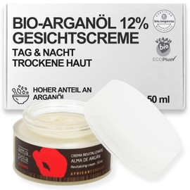 Argan Soul Revitalising Cream - 100% Organic and Natural Ingredients 50 ml