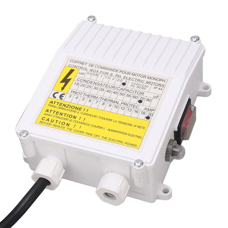 Deep Well Pump Control Box Household 3.0HP Submersible Switch Controller