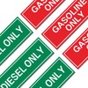 Diesel Only & Gasoline Only Stickers, 6 Pack Fuel Storage