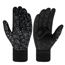 RIGWARL Touchscreen Gloves for Running Bike Anti-Slip Warm Gloves for Cycling Sports Biking Hiking Driving Walking
