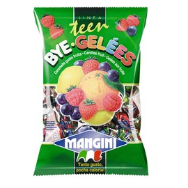 Mangini, Italian Mini Fruit Jelly Candy (Bye Gele) 150g Bag (5 pcs)