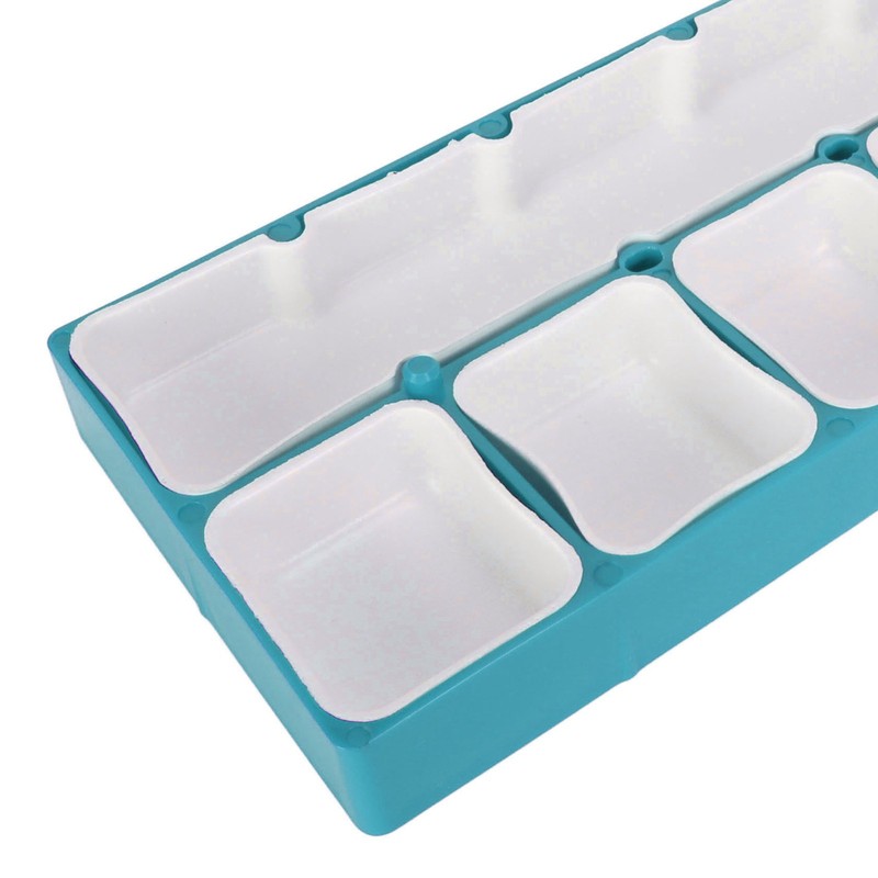 Watch Parts Storage Box Stackable 5 Compartments Acrylic Rubber Watch