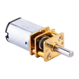 12V N20 Motor DC Motor 300RPM Gear Motor Metal Professional Design Speed Reduction Motor Industrial Machinery Equipment, D-Type Output Shaft