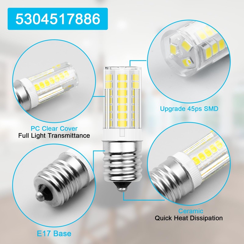 TZHILAN Kei D28x Kel 2816x Refrigerator Bulb 3W, Frigidaire Bulb