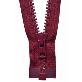 YKK Open Ended Zip, No. 527 Dark Wine, 71 cm Length