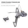 Boundless Voyage Titanium Mini Gas Burner Ultralight Furnace Camping Stove