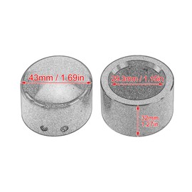 HDBUBALUS Front Axle Nut Cover Cap Bolt for Harley Touring Dyna Sportster