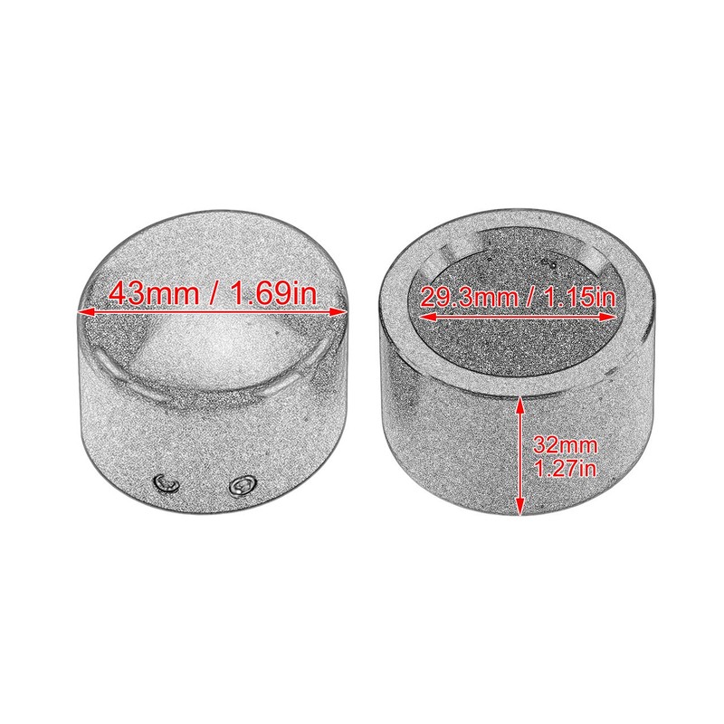 HDBUBALUS Front Axle Nut Cover Cap Bolt for Harley Touring