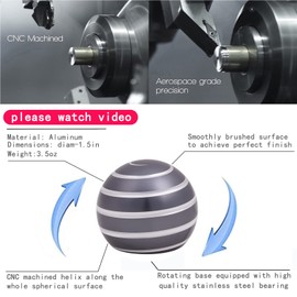 Desk-Fidget-Toys para juguetes cinéticos: Cool-Gadgets Cool Stuff para niños, adolescentes y adultos, girando 180 segundos, juguete para aliviar el estrés para regalo de ilusión óptica, oficina,