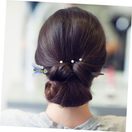 TOVINANNA Pcs Traditional Flower Hair Stick Classic Handmade Hairpin Hair Accessories for Women Stylish for Daily Wear Parties