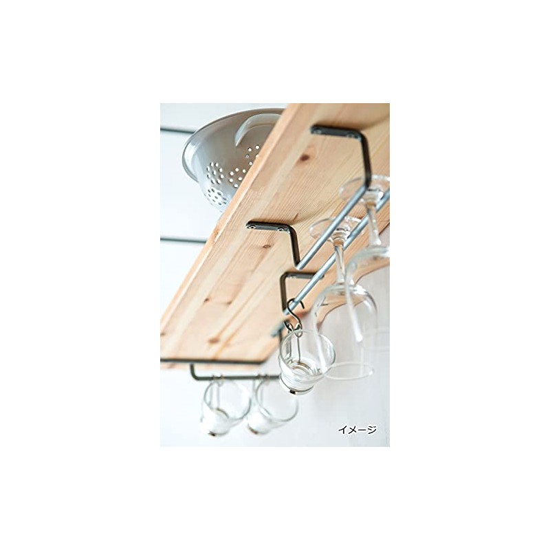 Posh Living 63125 Iron Loom Bar, Small, Black