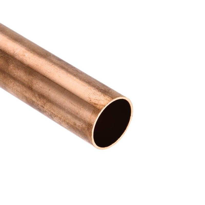 sourcing map Copper Round Tube, 22 mm OD 1 mm,