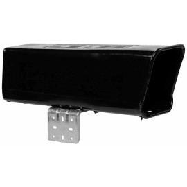 Steel City Newspaper tube / Box - with mounting bracket - Black *sale*