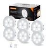 Puck Lights with Remote Control,1000mAh Rechargeable Under Cabinet Lighting,LED Closet