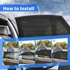 4 Pcs Universal Car Side Window Sun Shades Net, Car