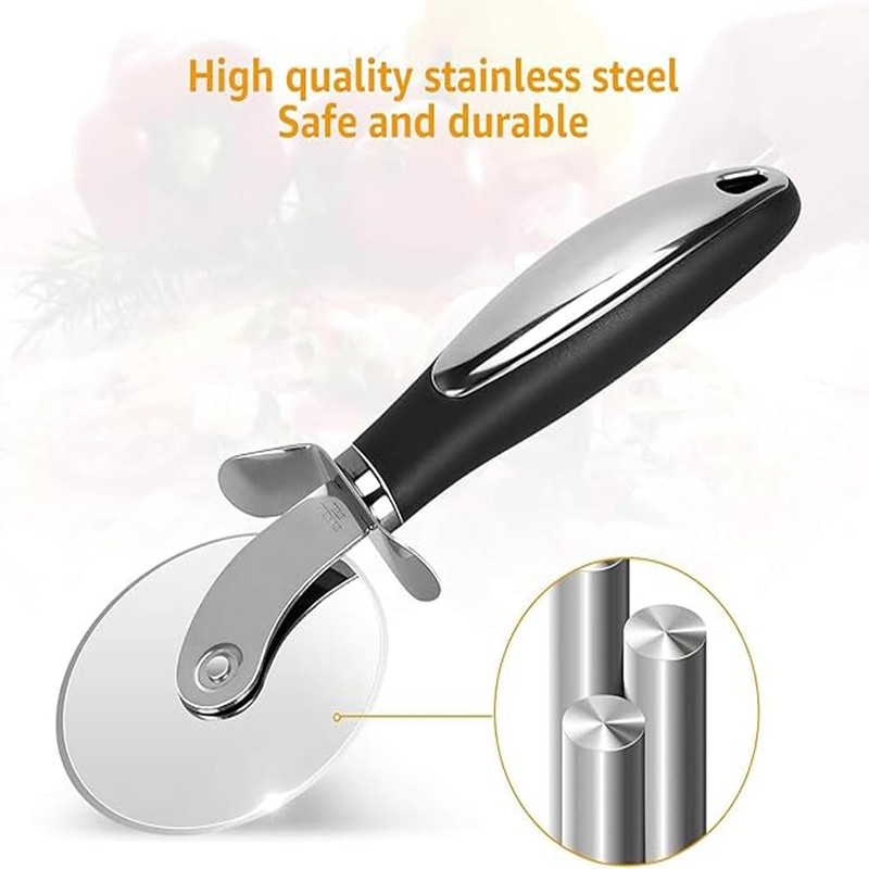 8.3 inch Pizza Cutter Wheel，Super Sharp Pizza Cutter, Pizza Slicer