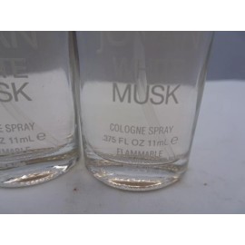 Jovan White Musk for Women Cologne Spray .375 Fl Oz. Lot Of 2 UNBOXED