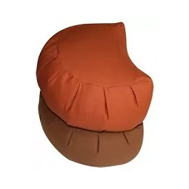 ZafuStore Kapok Crescent Zafu Meditation Cushion - Cinnamon
