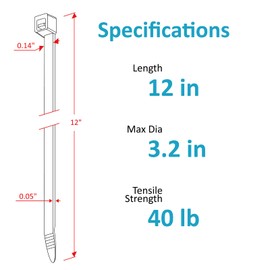 TANTTI Zip Ties 12 inch, Black Zip Ties 1000 pack, 40lb, Cable Ties, Self-locking Wire ties for indoor and outdoor use, by Tantti